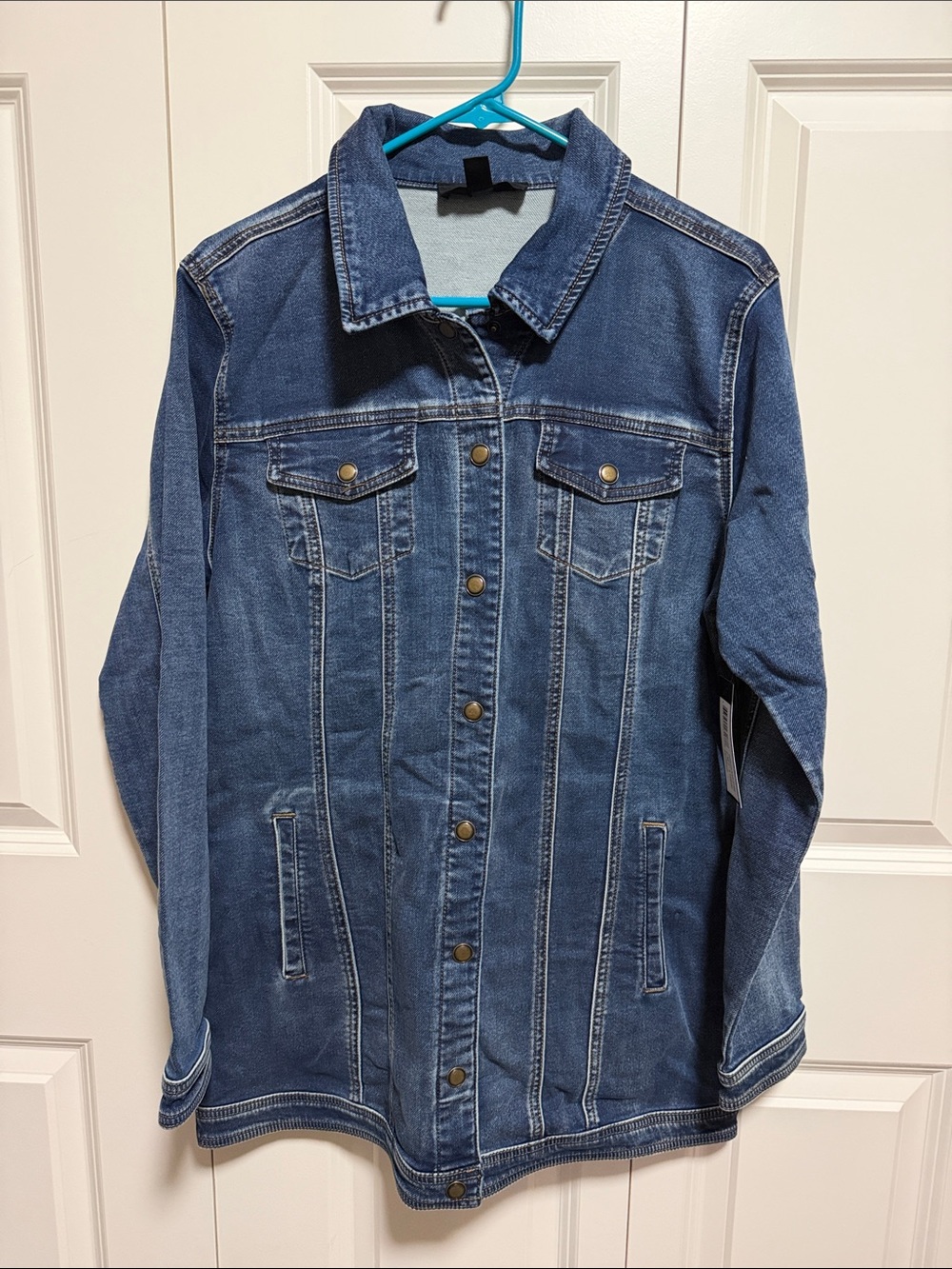 Tribal Classic Blue Denim Jacket NWT!